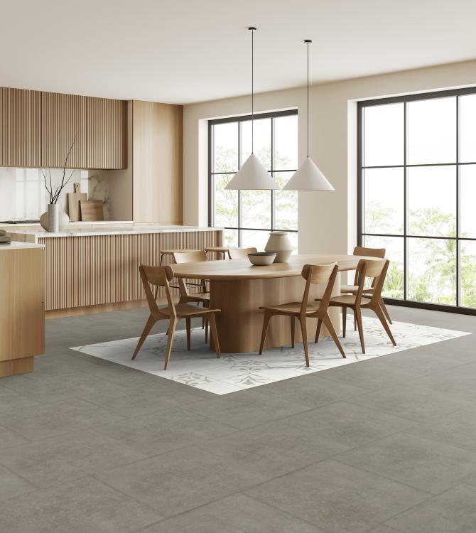 Effet carrelage et carreaux de ciment
