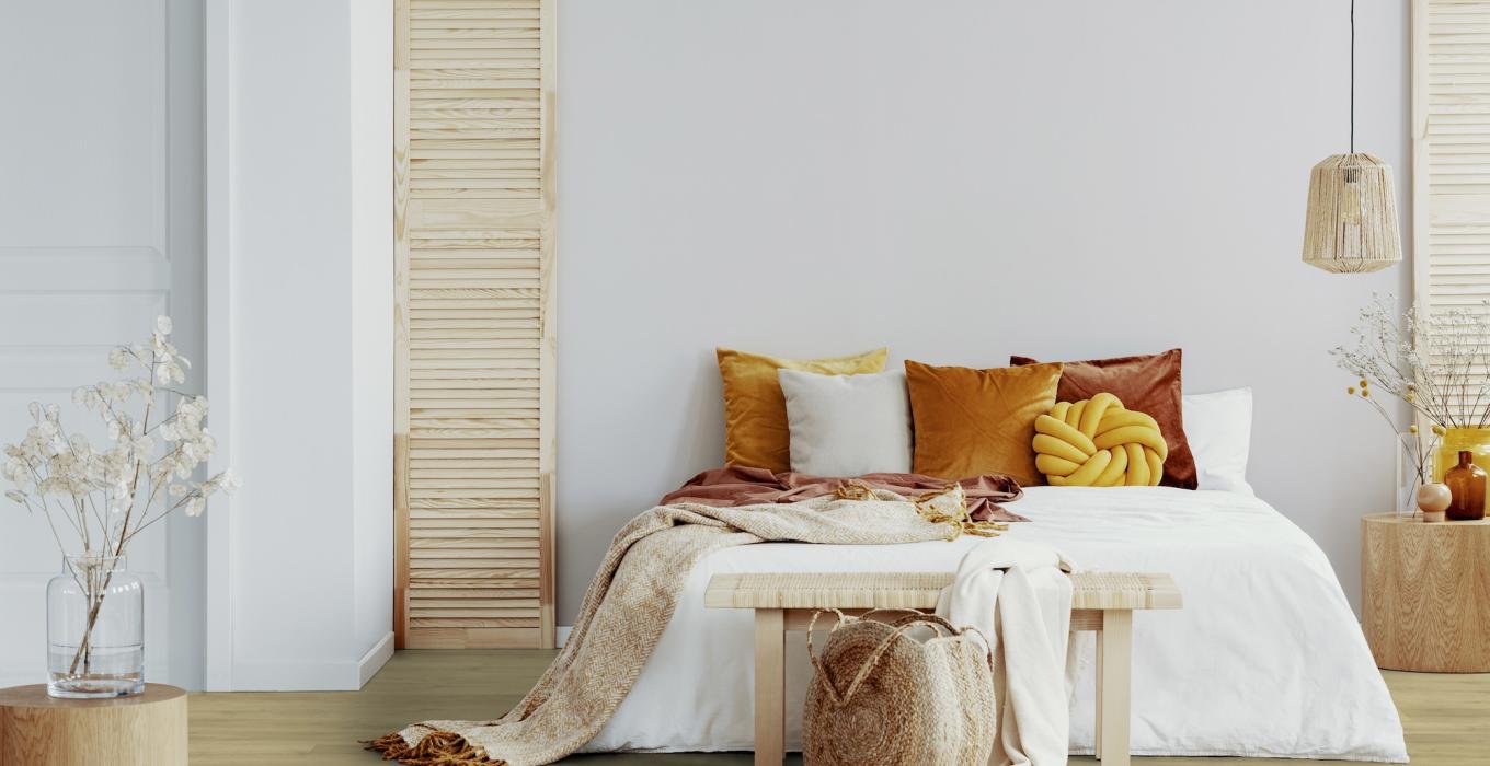 sunny nature bedroom