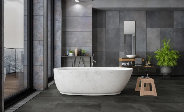 Shale Black Bathroom