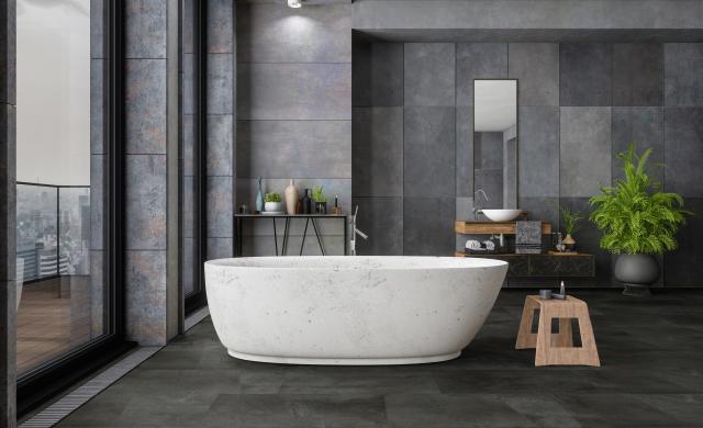 Shale Black Bathroom